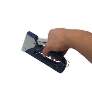 Pistola de grapas de metal 3 en 1 con botón de bloqueo, <span class=keywords><strong>grapadora</strong></span> de marco de madera multifuncional, manual, gran oferta - Product Image 4