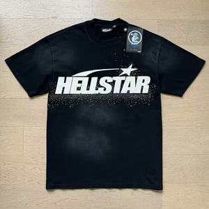 Camiseta de Manga Corta para Hombre y Mujer, Marca de Moda Americana NFC HELL, Corte Holgado, Efecto Lavado con Letras Antiguas - Product Image 1