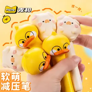 Lovely Cartoon Gel Pen Sign Pen With Cartoon Printing Pig Duck