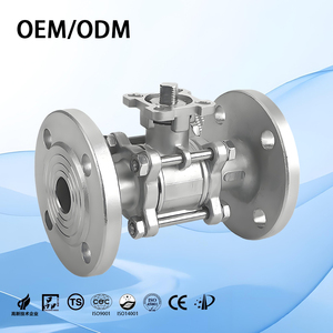 Nhiệt độ cao thép không gỉ 3PC <span class=keywords><strong>Ball</strong></span> valve cho gas nước phương tiện truyền thông với áp lực giảm chức năng tùy chỉnh OEM - Product Image 2