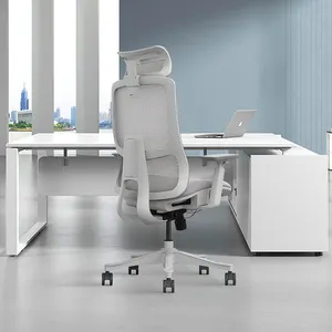 Desain Modern Anji kursi kantor jaring paten ergonomis warna bergulir gratis sampel putar dan Eksekutif putar oleh pemasok