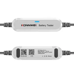 Konnwei BK100 리드 산 성 배터리 테스터 무선 6-12V 배터리 테스터 100-2000 CCA 지원 멀티 언어