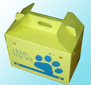 bergelombang plastik pembawa hewan peliharaan kucing pembawa  - Product Image 4