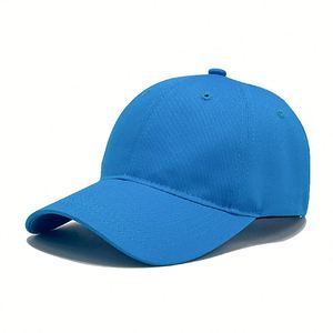 Wholesale Custom Caps Pure Cotton Baseball Cap Solid Color Light Board Sunshade Curved Soft Top for Women/Men Sporty Style - Product Image 3