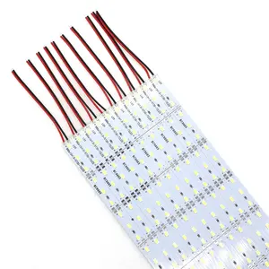 לבן 72 נוריות אלומיניום 5730 SMD קשיח זוהר אור בר רצועת 12V