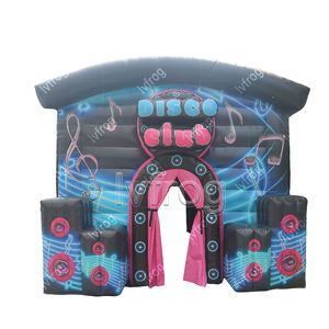 Tente de fête <span class=keywords><strong>gonflable</strong></span> noire de qualité commerciale tente de boîte de nuit mobile avec ventilateur pour <span class=keywords><strong>discothèque</strong></span> ou château <span class=keywords><strong>gonflable</strong></span> - Product Image 5