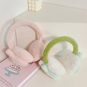 Kışlık Peluş Kulaklıklar Sevimli Canavar Sıcak Peluş Kulak Koruyucu Dolgulu Hayvan Oyuncakları (Bebekler için) Çok Satan Karikatür - Product Image 4