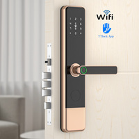 Serrure intelligente WiFi TTLOCK, serrure de porte électronique avec mot de passe et empreintes digitales pour hôtels, locations de maisons, appartements