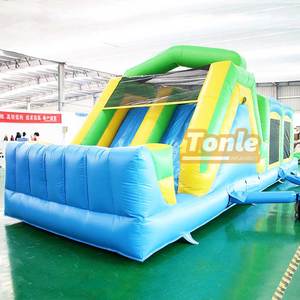 Precio de fábrica, juegos interactivos comerciales al aire libre, carrera de obstáculos inflable a la venta - Product Image 6