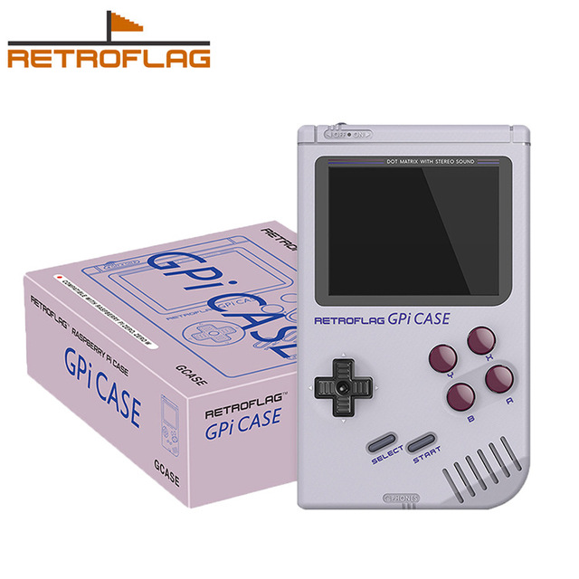 Retroflag GPi Case for Raspberry Pi Zero Zero W Zero 2 W Handheld Game Console for Support 3.5mm Audio LED Power Indic