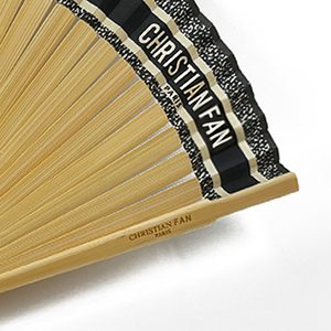 Custom Brand Logo Vintage Wedding Hand Fan Luxury Foldable White Silk <strong>Bamboo</strong> <strong>Craft</strong> for Party Decor and Gifts - Product Image 4