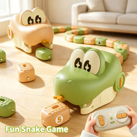Jouet Serpent Magnétique Télécommandé, Jeu de Chasse aux Haricots Gourmands, Voiture RC Interactive, Jouet Éducatif, Cadeaux de Noël pour Enfants