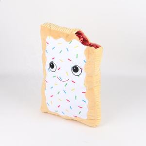 2025 recién llegados tostadora blanca pastelería juguetes de peluche 18 pulgadas altura de pie galleta Snack cojín almohada encantadores juguetes de peluche muñeca - Product Image 1