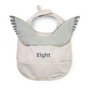 Bavoir réversible de style suédois pour enfants, motif ailes d'ange, en PU, pour bébés, couverture d'alimentation solide, certifié classe A, en matériau PE - Product Image 3