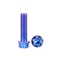 Baut Rem Cakram Titanium Motor Penjualan Panas, Baut Kepala Hex Flens, Sekrup Flens Kepala Torx