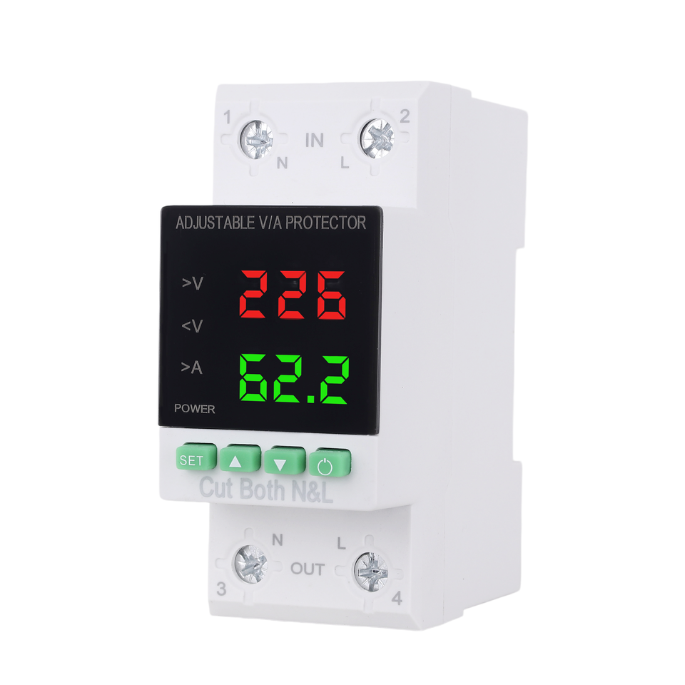 Adjustable Undervoltage and Overcurrent Protector with Automatic Reset ...