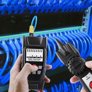 เครื่องทดสอบสายเคเบิลสำหรับการเชื่อมต่อแบบมืออาชีพ พร้อมจอแสดงผล LED ความแม่นยำสูง ตรวจสอบระยะทางได้ถึง 1 กม. รับประกัน 1 ปี รองรับการใช้งานกับหูฟังและโทรศัพท์ - Product Image 3