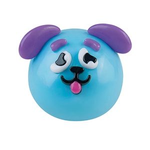 Colorful Funny Face Squishy Stress <b>Balls</b> Soft Bouncy TPR Toys for Kids Unisex Fidget Playthings 2 to 4 Years Age Range - Product Image 6