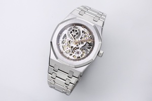 Montre-bracelet automatique pour homme, étanche, boîtier en acier inoxydable, verre saphir bleu, réserve de marche de 22 mm. - Product Image 4