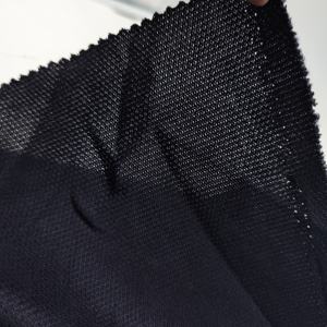 Shaoxing yueyang טקסטיל pu אמריקה טלעת poly sp <span class=keywords><strong>pd</strong></span> מוברש חצ 'י סרוג בד מוצק עבור בגד - Product Image 3