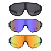 2025 vente en gros lunettes de Sport PC extérieur grand cadre Sport équitation nuances personnalisé cyclisme lunettes de soleil hommes