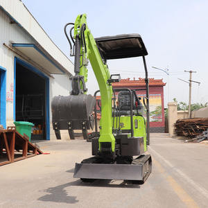 Mini-excavatrice sur chenilles jaune/verte China Somate, moteur CE EURO5 EPA, boîte de vitesses PLC, garantie 1,5 an, godet court de 0,02 m - Product Image 6