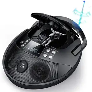 LED Display Portable Multimedia CD Player with Stereo Sound clear tech cd player