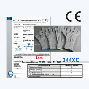 Gants de travail résistants aux coupures Seeway CE de qualité alimentaire HPPE pour la sécurité des couteaux de <span class=keywords><strong>cuisine</strong></span> - Product Image 4