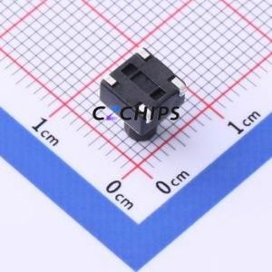TS-1036U-A9B3-D2 Tactile Switch SMD-4P,6x6mm Switch Single Pole Single Throw Round Button 2.5N Vertical Mount - Product Image 2