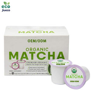 Cápsulas de Matcha Orgánico Ceremonial OEM/ODM, Té de Grado Saludable de Marca Privada, Té en Polvo Suelto en Envase de Taza, Cápsulas de 2g - Product Image 1