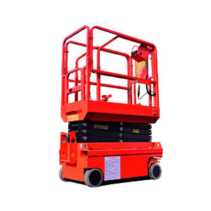 Mendorong sendiri Platform udara pria pengangkat hidrolik Platform gunting kecil Lift untuk penjualan Lift elektronik seluler - Product Image 3