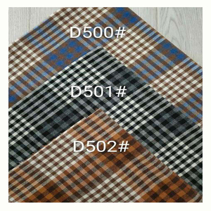 Cổ Phiếu Sẵn Sàng Bán Buôn Sọc Sọc Kiểm Tra Sợi Nhuộm Flannel Vải Người Đàn Ông Của Trường Đồng Phục Áo Sơ Mi Làm Dệt Chất Liệu Cotton Cho Bé Trai - Product Image 4