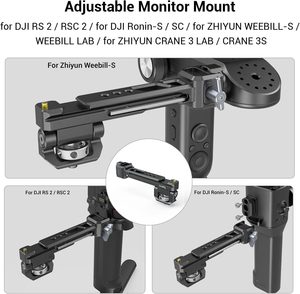 Soporte Ajustable para Monitor de Cámara para Ronin-SC, Zhiyun Crane 3/<span class=keywords><strong>Weebill</strong></span> <span class=keywords><strong>Lab</strong></span> -BSE2386B - Product Image 6