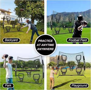 <span class=keywords><strong>Filet</strong></span> d'entraînement <span class=keywords><strong>de</strong></span> football portable personnalisé 6*6 FT, <span class=keywords><strong>filet</strong></span> <span class=keywords><strong>de</strong></span> lancer pour sport en extérieur, <span class=keywords><strong>but</strong></span> <span class=keywords><strong>de</strong></span> baseball et <span class=keywords><strong>de</strong></span> football avec 5 poches cibles Xinghai Sports - Product Image 2