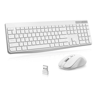 OEM personnalisé français arabe 2.4G souris et clavier ordinateur portable PC mince ergonomique sans fil clavier et souris fabrication