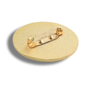 Badge personnalisé en alliage de zinc, impression offset ronde en époxy CMYK, badges à clipser - Product Image 6