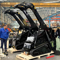 Minipala Cingolata Compatta con Motore Diesel Euro 5 Certificato CE, Caricatore Frontale con Sistema a 3 Pompe per Fattoria e Giardino - Direttamente dalla Fabbrica