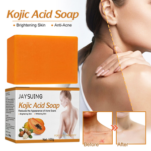 <span class=keywords><strong>Savon</strong></span> Solide Naturel Éclaircissant et Anti-âge à la Papaye, Vitamine E et Acide Kojique pour le Traitement du Mélasma et la Réduction des Cicatrices d'Acné Faciale - Product Image 5