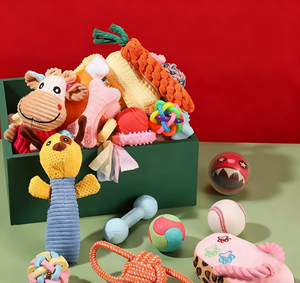 Set di Giocattoli Interattivi per Animali Domestici Best Seller, Giocattolo Squeaky Personalizzato Direttamente dalla Fabbrica, Giocattolo da Masticare per Cani in Cotone Resistente di Lusso - Product Image 3