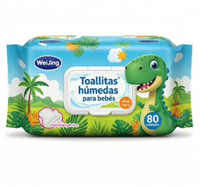 Lingettes Humides Bébé en Gros pour Usine, Marque Privée, 1-140 Lingettes Humides pour Bébé - Product Image 2