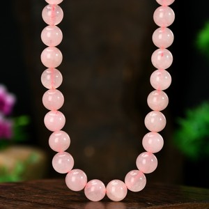 Zooying 10mm Natural <strong>Stone</strong> Beaded <strong>Necklace</strong> for Women with High-end Feel Summer Natural <strong>Stone</strong> Collarbone Chain for Women - Product Image 5
