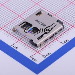 WQ21823-DES1-7F SD Card / Memory Card Connector SMD Connector Self-Return Type MicroSD Card (TF Card) Card Holder 1.95mm - Product Image 1