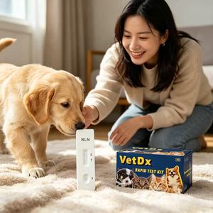 Kit de Prueba Rápida para Detectar Anaplasma Ehrlichia EHR/<span class=keywords><strong>ANA</strong></span>/BG/BC en Sangre de Perro, Instrumento Veterinario para el Cuidado de Mascotas - Product Image 2