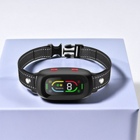AD S02 intelligentes Vibrations-E-Shock sicheres Hunde-Bellenkragen Anti-Bellen-Gerät Bellen Abschreckgerät für Bulldoggen und Pudel aller Rassen