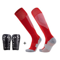 Ensemble de couvre-jambes antidérapants de football pour hommes, chaussettes de sport personnalisées à longue prise Crew, manchette à fond haut Logo, prix d'usine pour l'automne