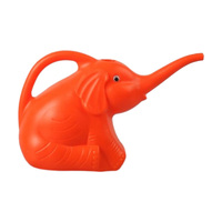 Vente en gros 1.5L 1.6L Plantes d'intérieur Animal rouge Éléphant en plastique Arrosoir mignon en formes d'animaux