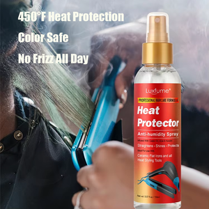 <span class=keywords><strong>Protector</strong></span> de Calor para el <span class=keywords><strong>Cabello</strong></span> Luxfume de Marca Privada, Protección Contra Daños por Calor de 450 Grados, Spray <span class=keywords><strong>Protector</strong></span> de Calor al por Mayor OEM, Protección Térmica - Product Image 3
