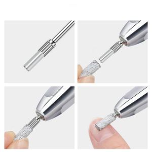 <span class=keywords><strong>3</strong></span>毫米小型迷你不锈钢砂带修指甲砂纸环支架<span class=keywords><strong>3</strong></span>/32指甲钻配件心轴 - Product Image 2