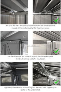 <span class=keywords><strong>Abri</strong></span> mobile robuste 6x4 pieds, abris <span class=keywords><strong>de</strong></span> <span class=keywords><strong>jardin</strong></span>, stockage, niche pour chien résidentielle - Product Image 5