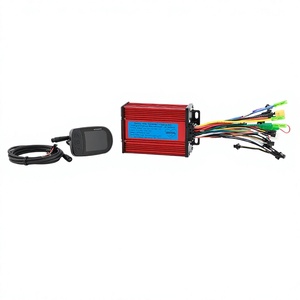 Kit de pantalla WXGN202 rojo de 9 tubos + kit de controlador de 9 tubos, 36V/48V/60V/72V, 450W/500W universal para bicicleta eléctrica L895 - Product Image 1